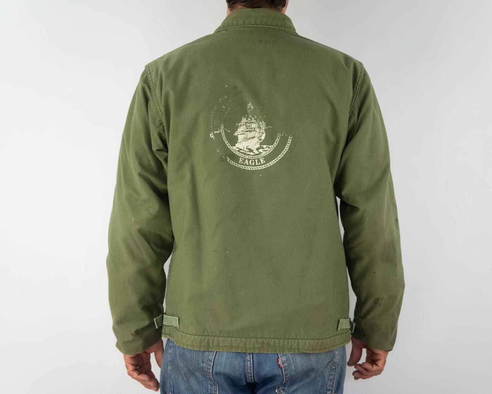 Vintage US Navy A-2 Deck Jacket 1970s | Cold Weather Field Coat