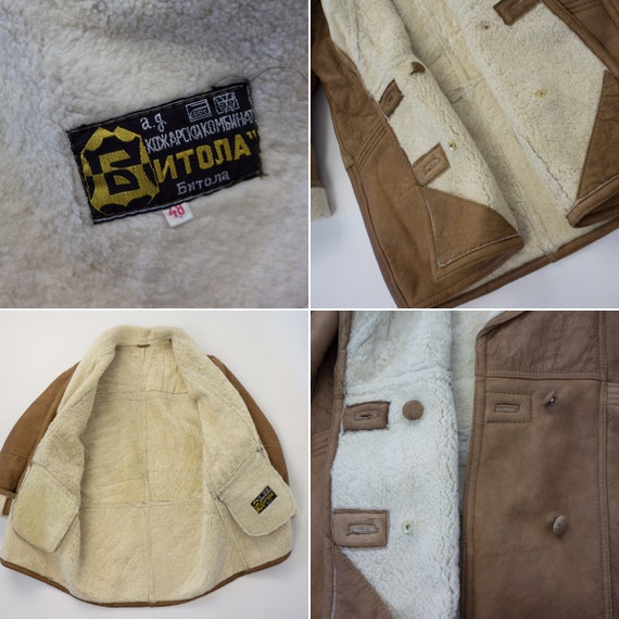 Vintage Shearling Jacket | 1980s | Sheepskin Jack… - image 9