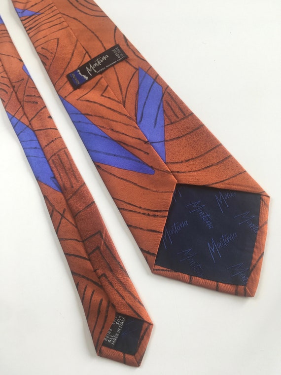 Claude Montana | Vintage Silk Necktie | 1990s | N… - image 6