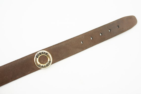 Pierre Cardin | Vintage Leather Belt | 1980s | Fa… - image 8
