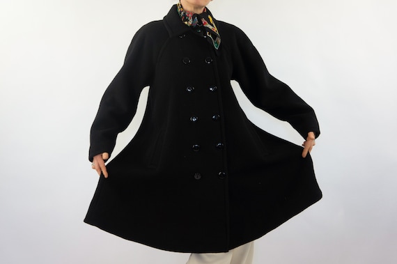 イヴ・サンローラン ヴィンテージ ピーコート 1970年代 | ブラック