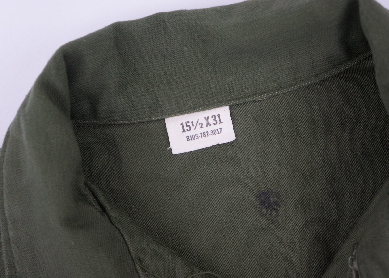 Vintage OG 107 U.S. Army Shirt 1970s | Military Sateen Fatigue
