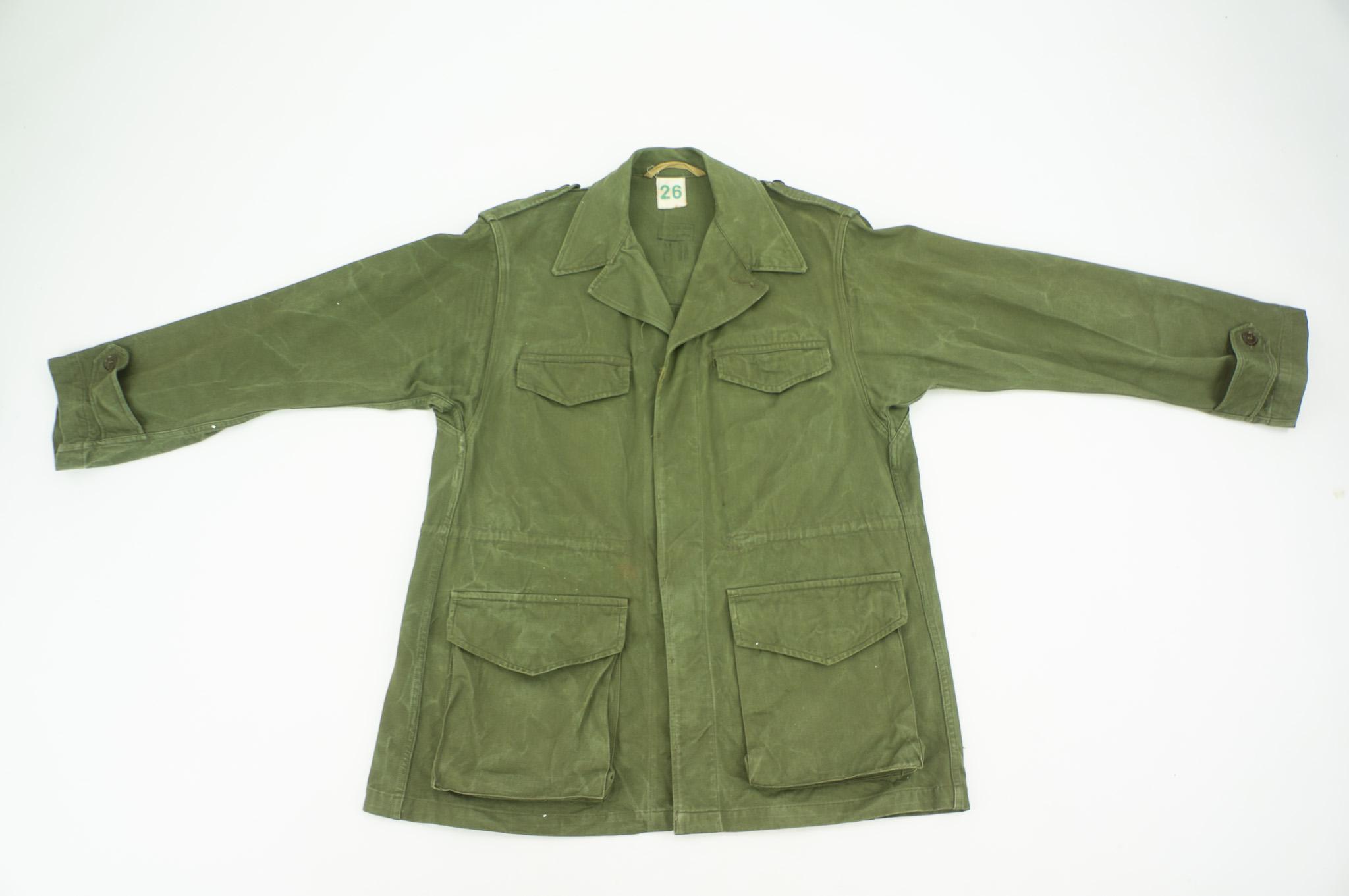 Vintage French Army Field Jacket 1960s | M47 Combat, Khaki HBT