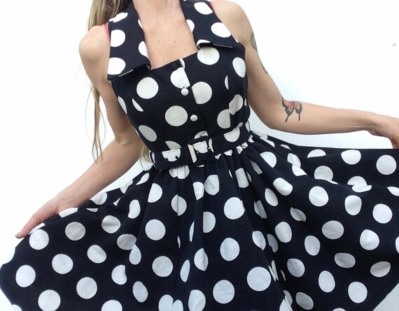 laura ashley polka dot dress