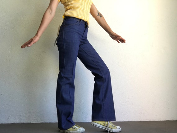 Maverick Blue Bell Vintage Flared Jeans 1960s Boot Cut Denim Pants