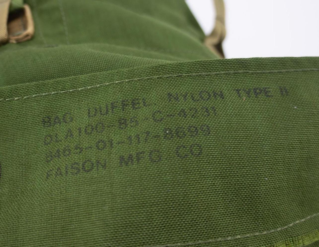 ヴィンテージ 米軍 ダッフルバッグ 1980年代 | グリーン OD7 ナイロン 