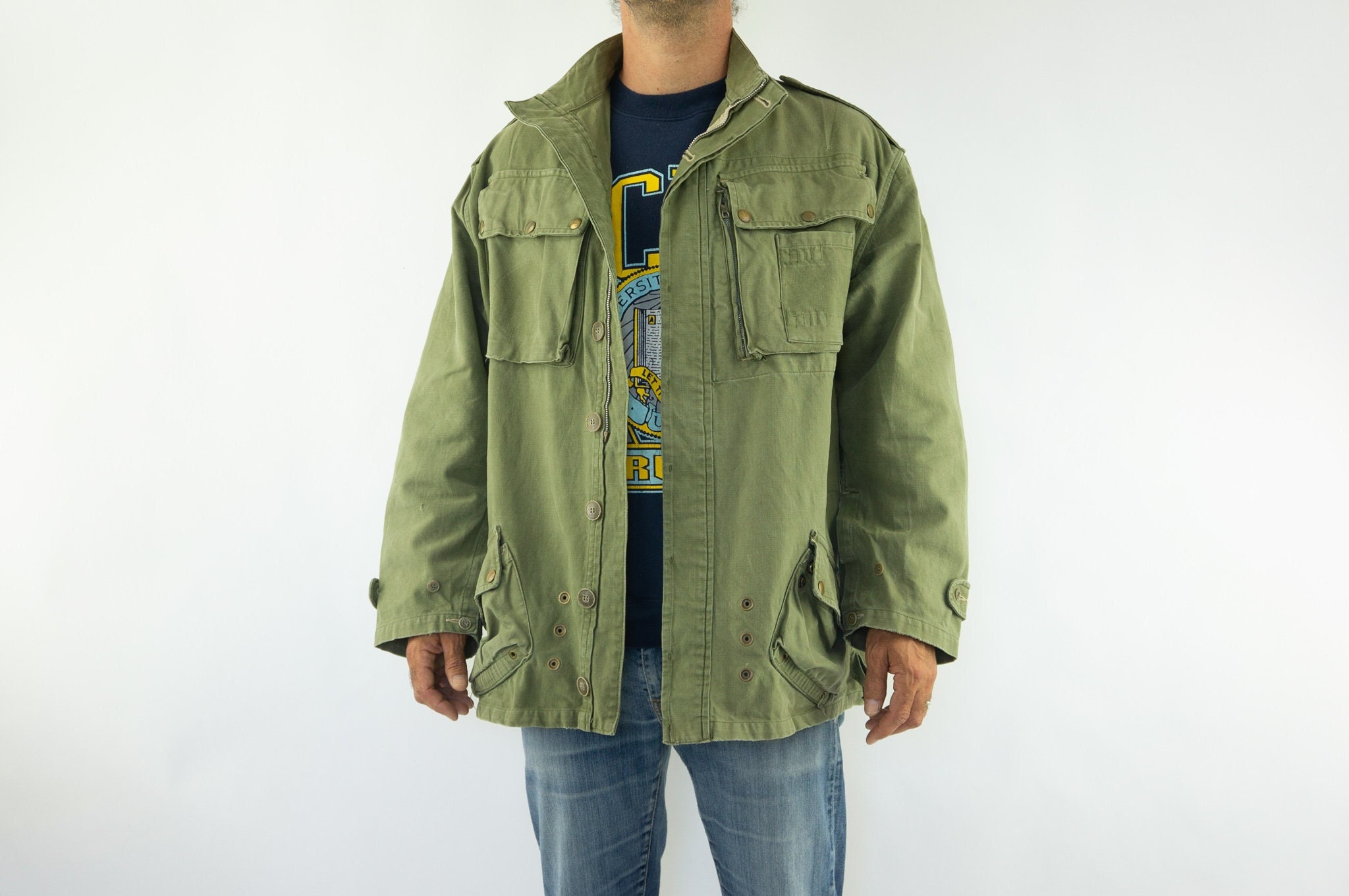 Vintage Military Jacket TAP 47/53 | French Army | 1950s | Airborne