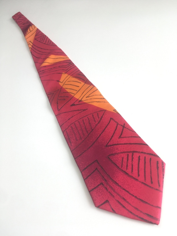 Claude Montana | Vintage Silk Necktie | 1990s | N… - image 2