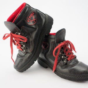 Bergschoenen rode veters sale