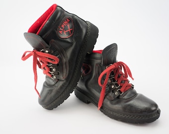 Zapatilla La Estrella Alpina Zapatos Botas De Senderismo Vintage