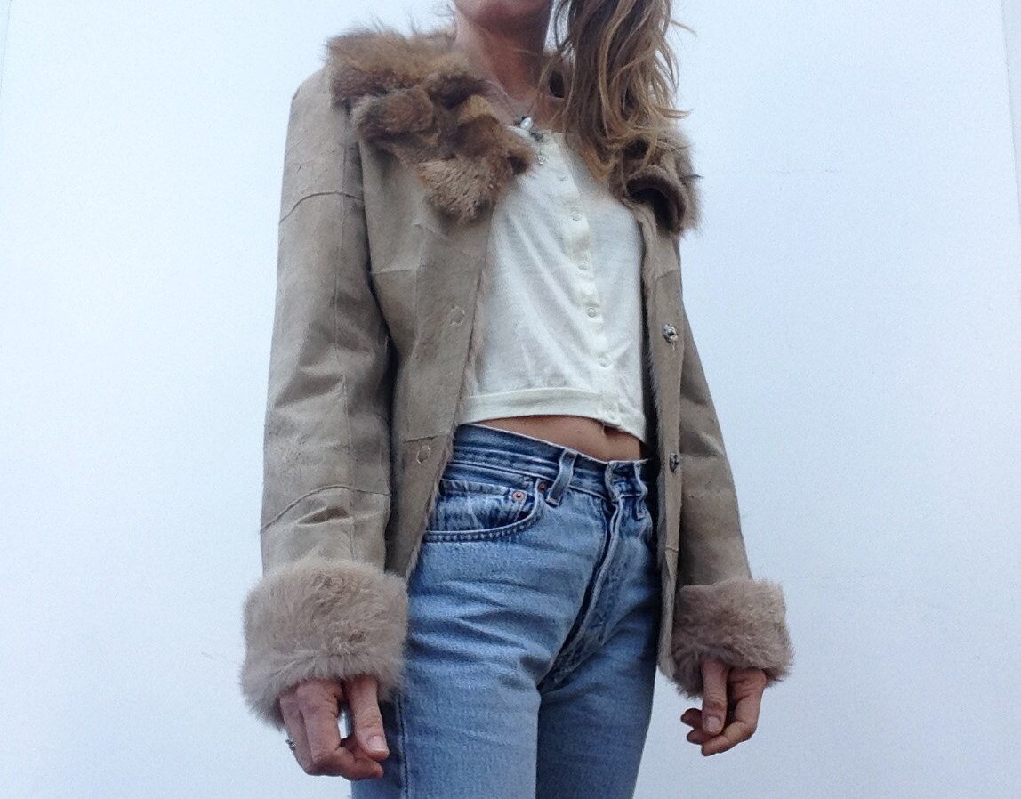 Armani fur jacket deals