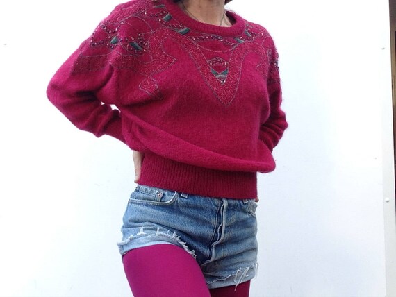 Escada | Vintage | 1980s | Sweater | Mohair knit |