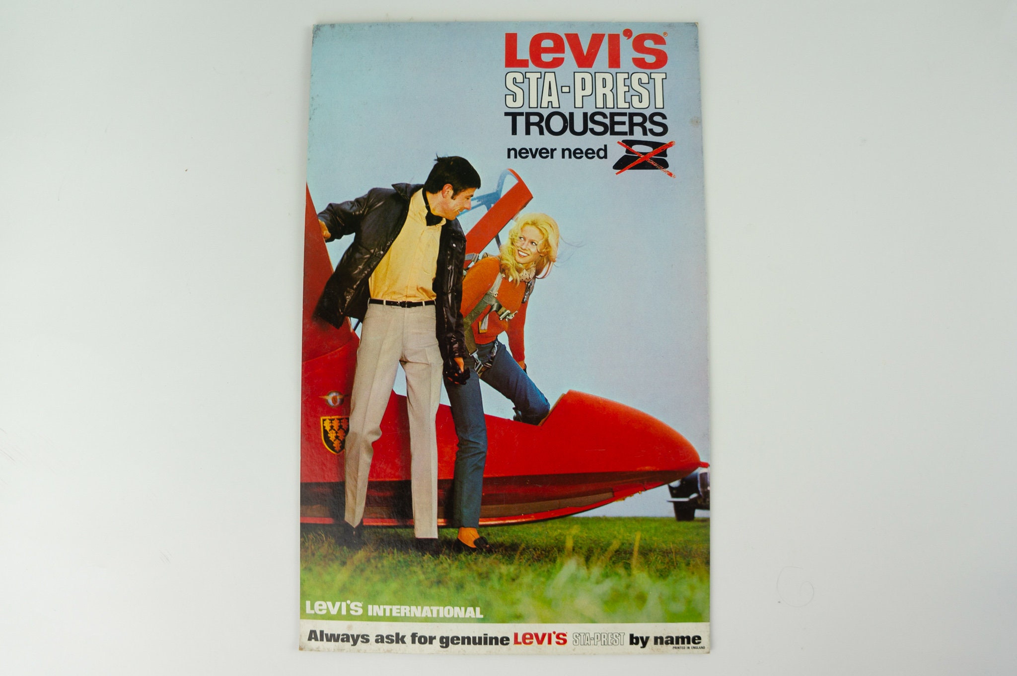 Levi Strauss | Vintage Advertising Poster | 1970s | Levi's Levi Strauss | Vintage Advertising Poster | 1970s | Levi's