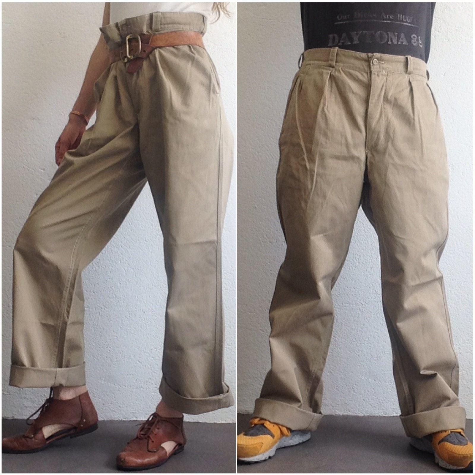 Arm e fran aise Vintage 1960s Pantalon Chino Guerre alg rienne