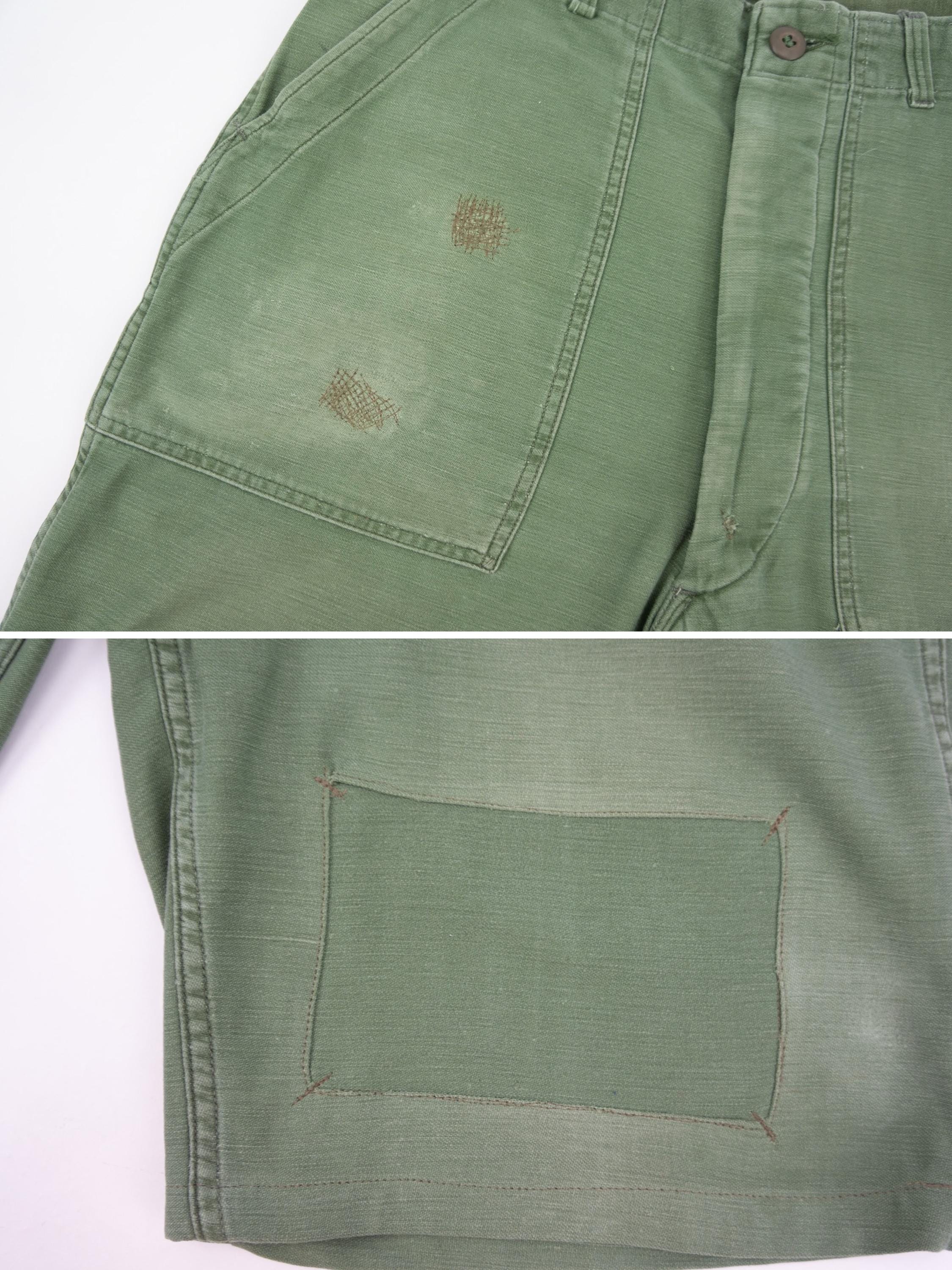 Vintage US Army OG-107 Shorts 1960s | Type 1 Fatigue Utility