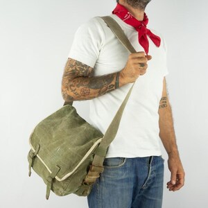 Musette militaire vintage hotsell