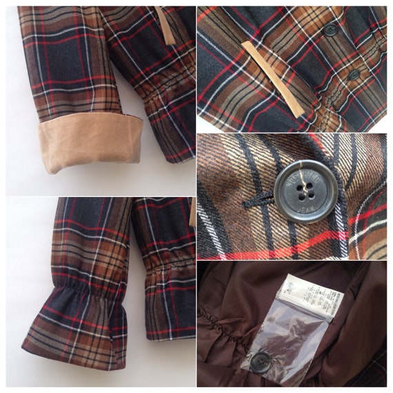 Moschino Jeans | Vintage Plaid Jacket | 1980/90s … - image 10