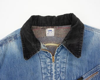 ジャケット・アウター 60's-70's Lee 91-J DenimCoverall USA LEE 91-J DENIM COVERALL 1970'S OLD｜SAFARI サファリ｜高円寺