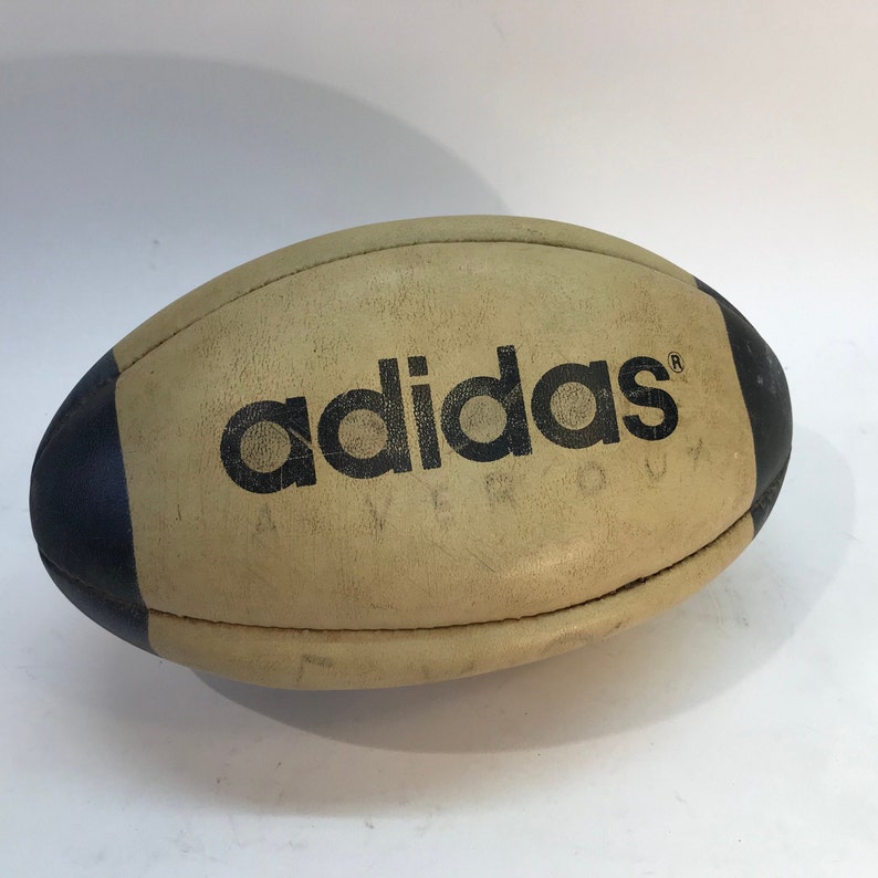 Adidas Vintage 1970s Rugby Ball Lions XIII Leather image 2