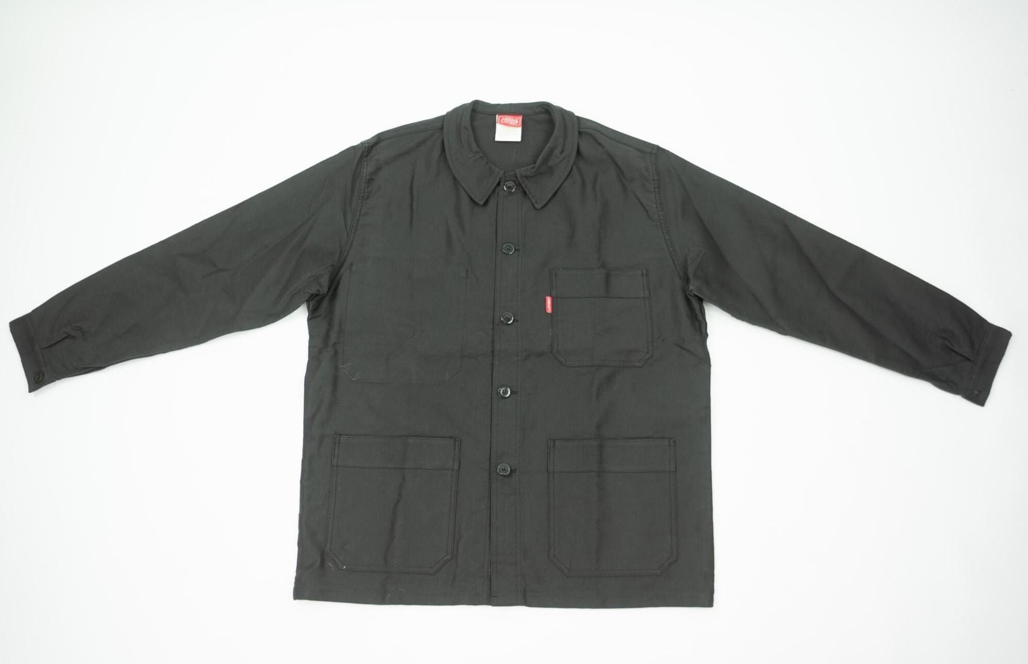 OLD Adolphe Lafont Black Moleskin Pants French 1960s Black 