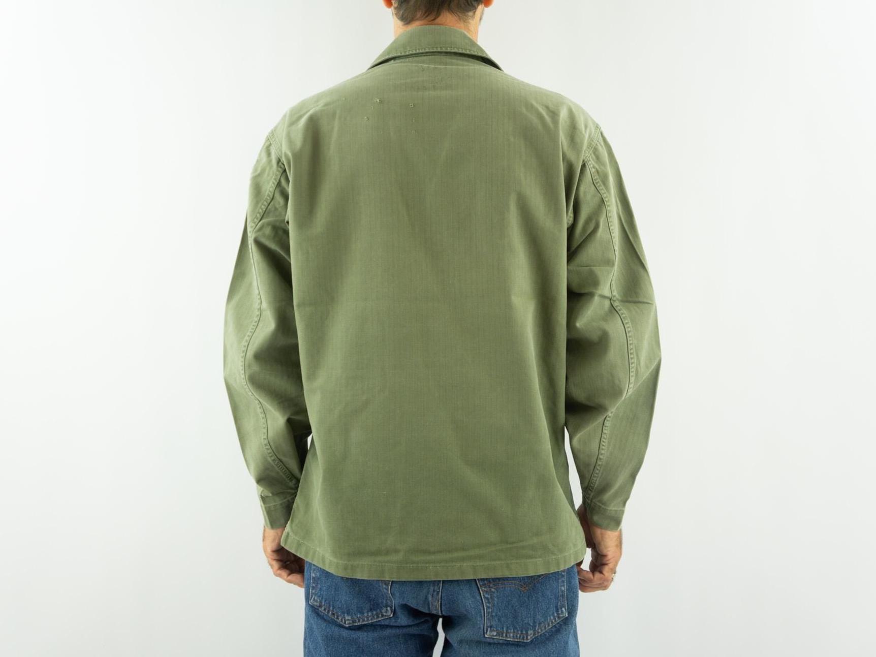 Vintage Us Army M-43 HBT Shirt Jacket 1940s | WWII Field