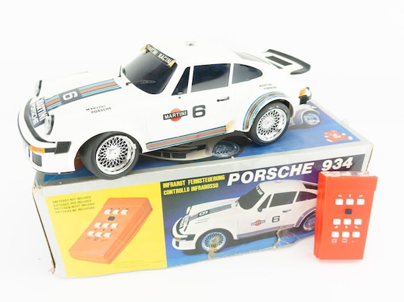 Voiture télécommande Vintage Blanc Porsche 935 #3 Martini Friction Jouet - Jeux & Jouets