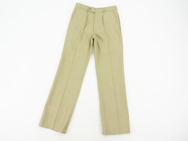 Vintage Pigeon Voyageur Work Pants 1950s | Beige Chino Cotton Workwear | NOS | France | M image 5