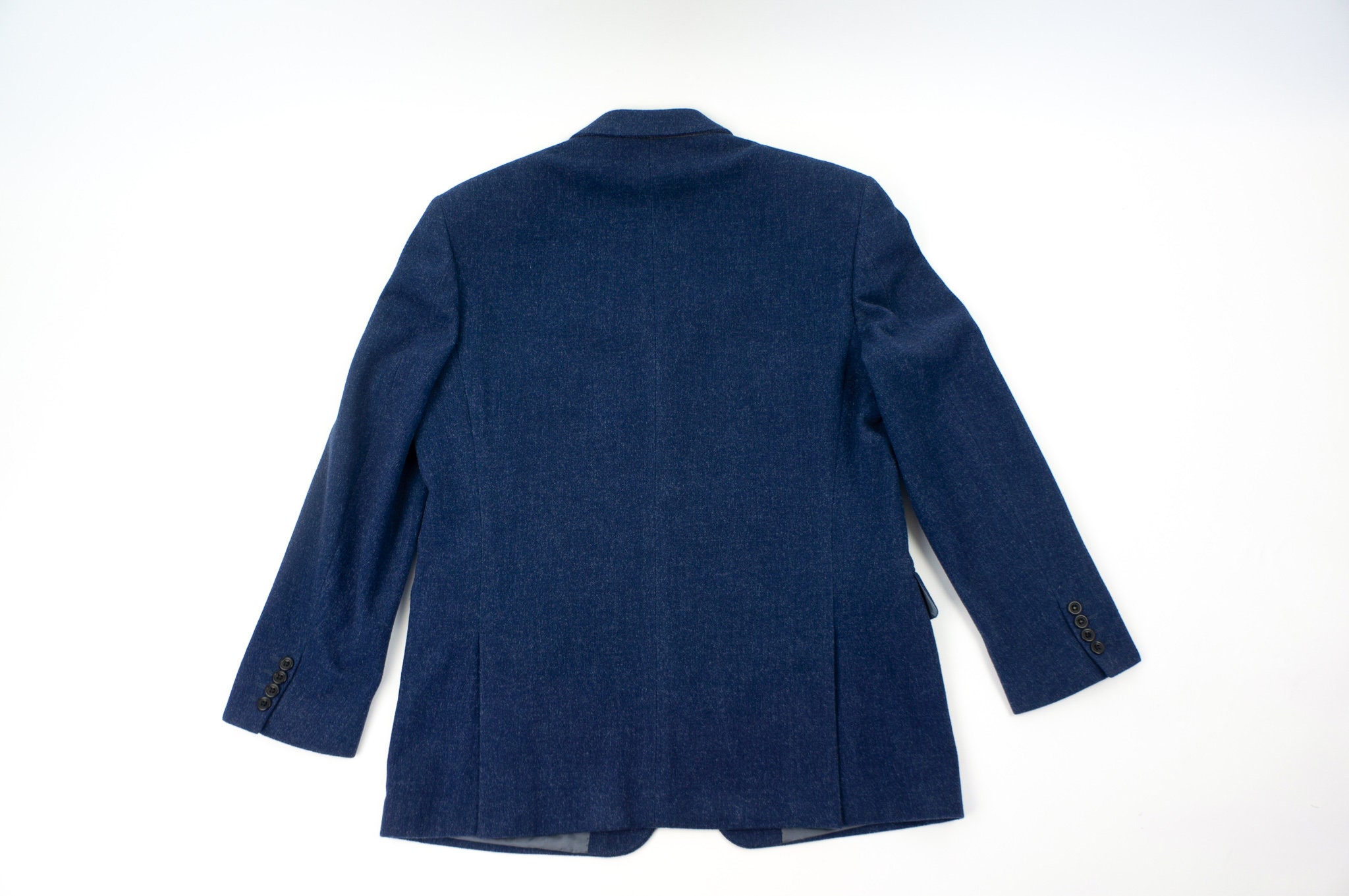 ジャケット SAINT LAURENT Dark Blue Wool Blazer Yves Saint Laurent YSL Navy Blue Men's Sport Coat Blazer