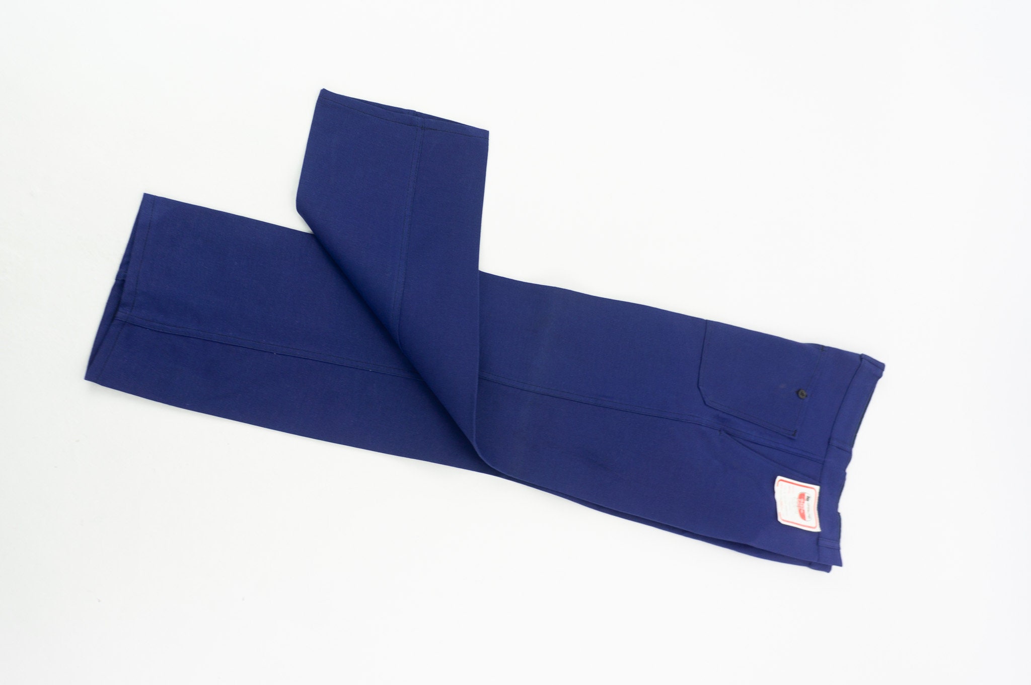 Vintage Adolphe Lafont Work Pants 1970s | Indigo Sanforized Chore