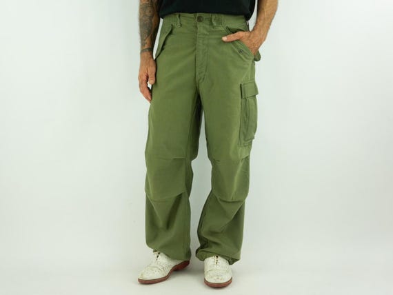 Vintage US Army M-65 Cargo Pants 1970s | Vietnam War OG-107