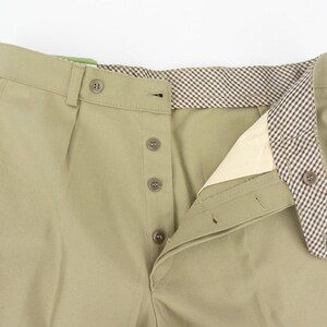 Vintage Pigeon Voyageur Work Pants 1950s | Beige Chino Cotton Workwear | NOS | France | M image 9