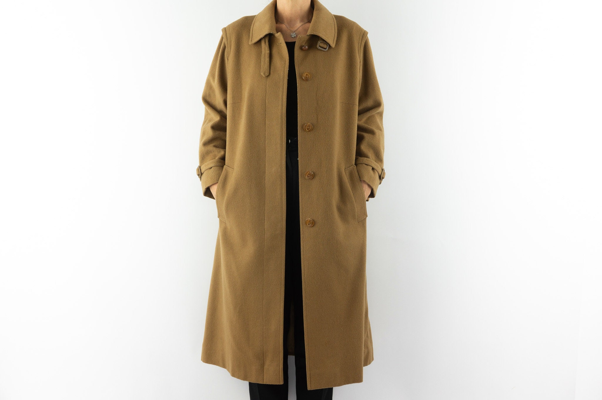 Burberry prorsum vintage 1980s store loden wool maxi coat