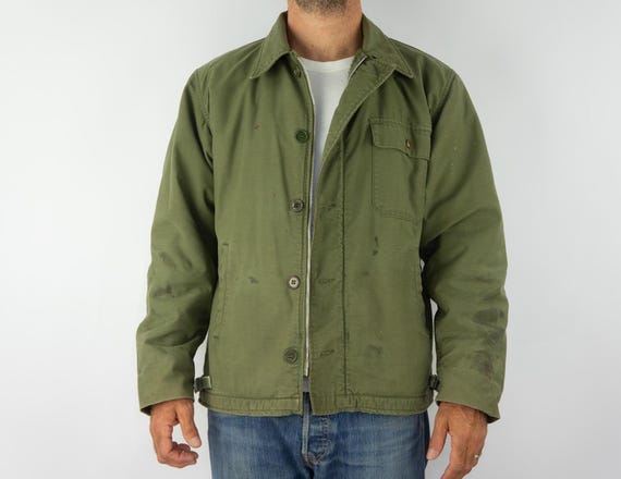 Vintage A-2 Deck Jacket | 1970s | US Navy | Vietnam War