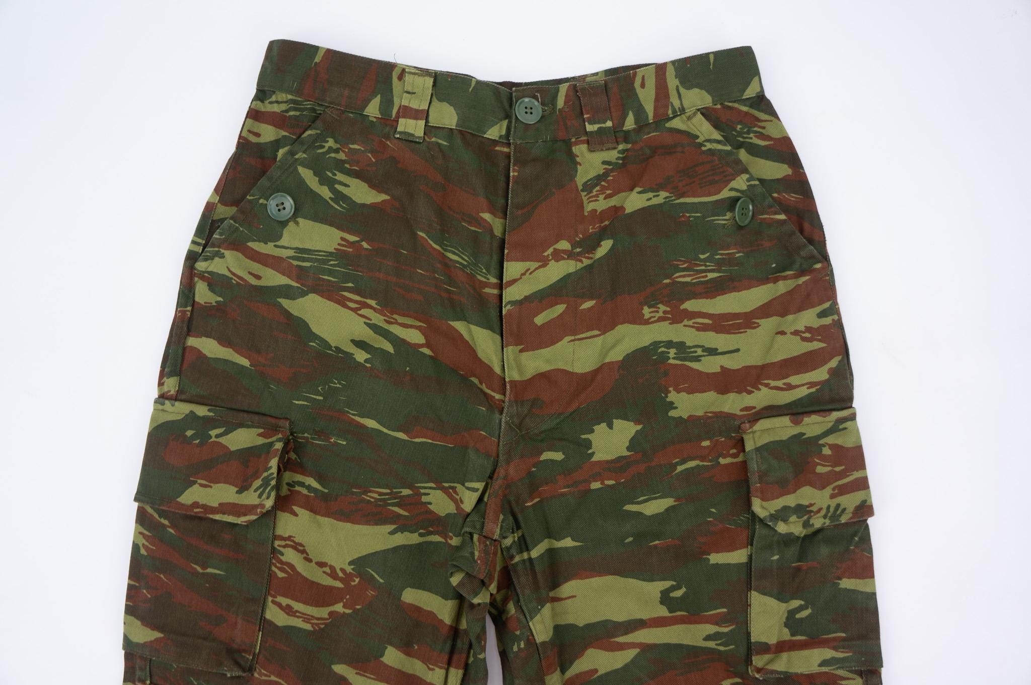 Vintage French M47 Lizard Camo Cargo Pants | Made in France, Size 