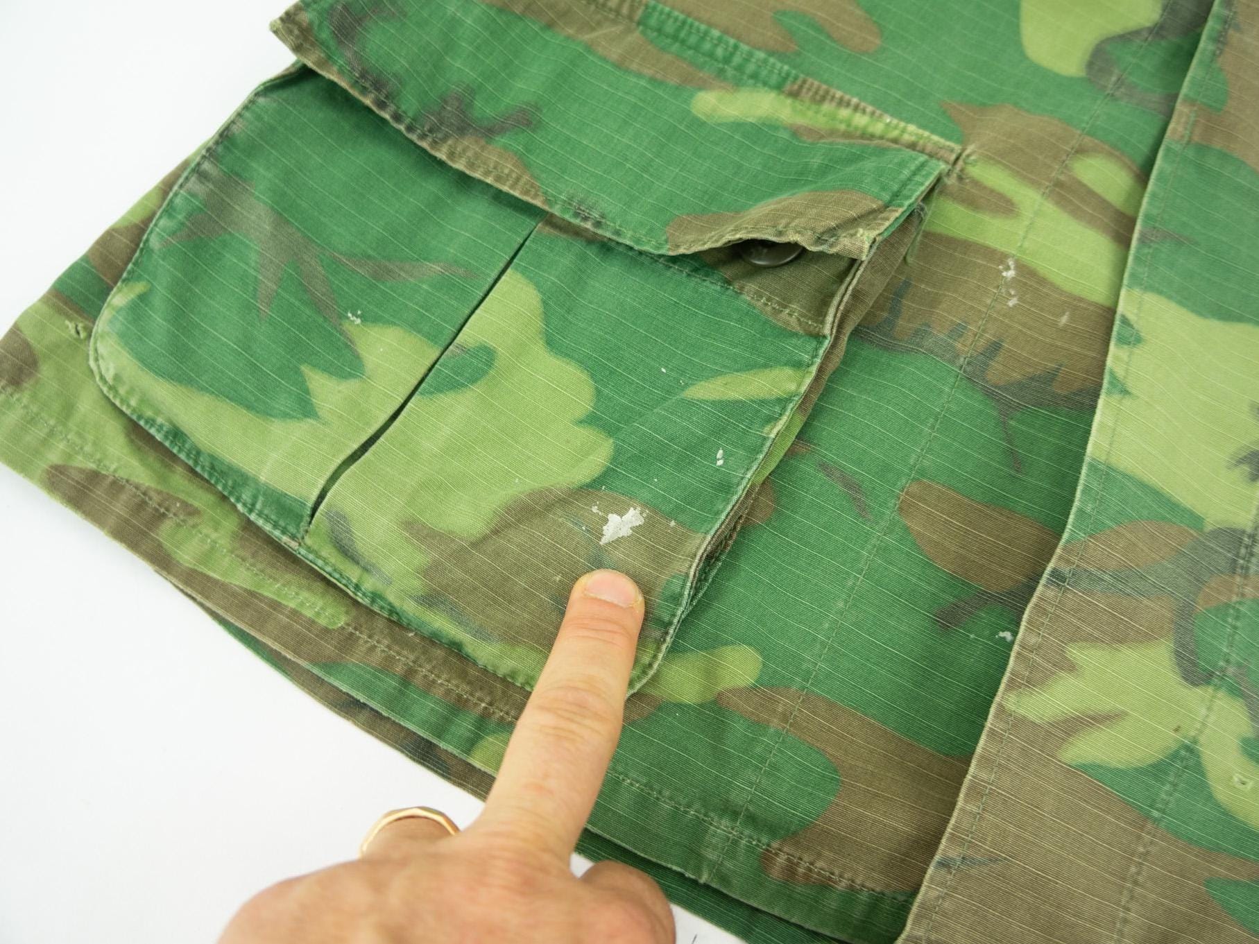 Reserved U.S. Army ERDL Camo Jungle Jacket 1970s | Vietnam War Era