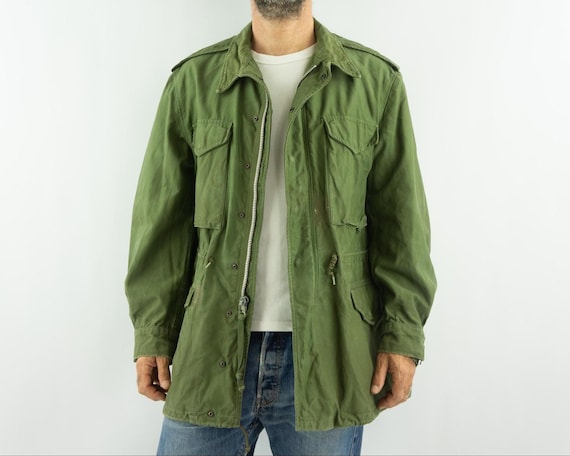Vintage US Army M-1951 Field Jacket 1970s | Green OG-107 Cotton