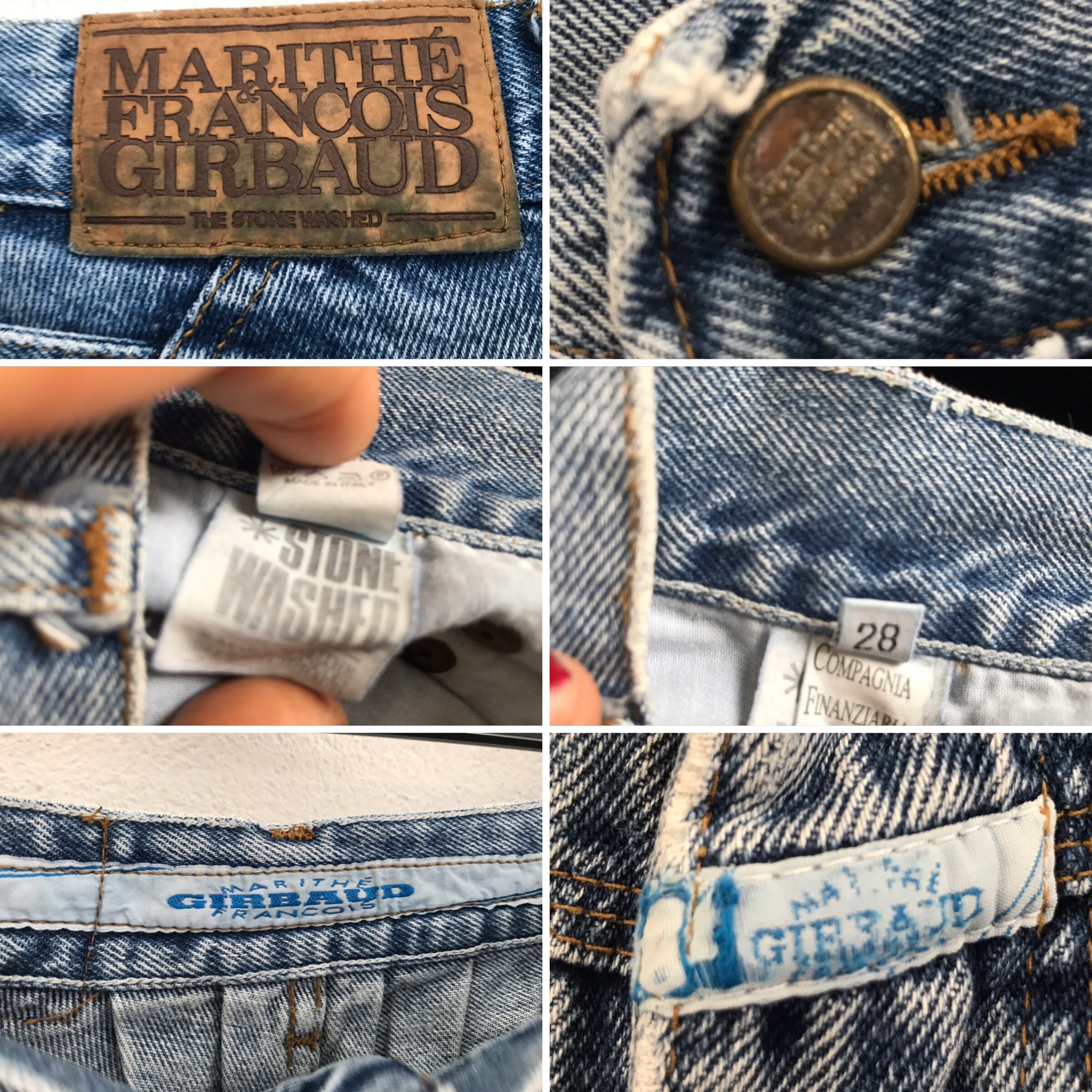 Marithé Francois Girbaud Vintage 1980s 