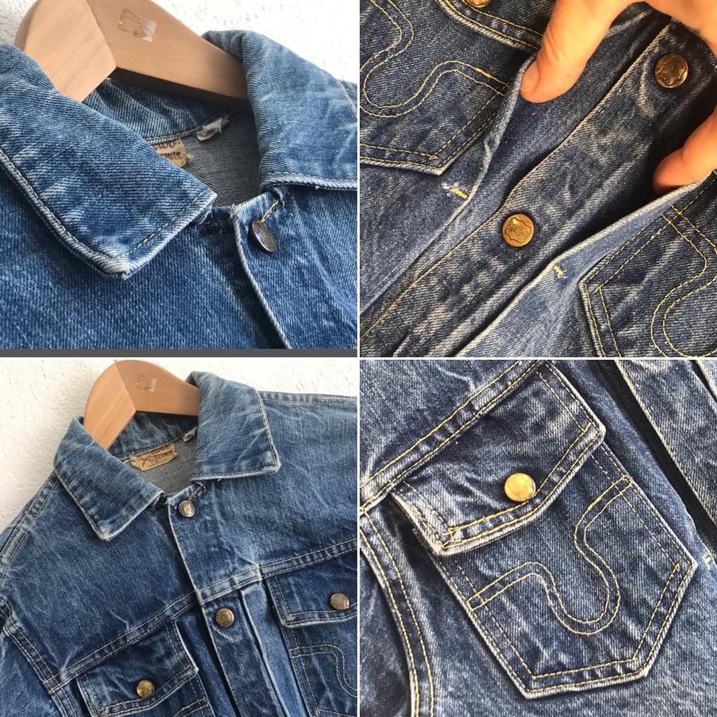 Vintage Buckaroo Big Smith Denim Jacket 1950s | Blue Jean Trucker