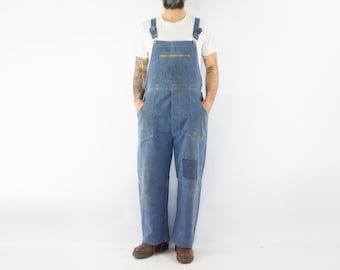 Vintage French Dumont D'urville Blue Moleskin Vetement Workwear