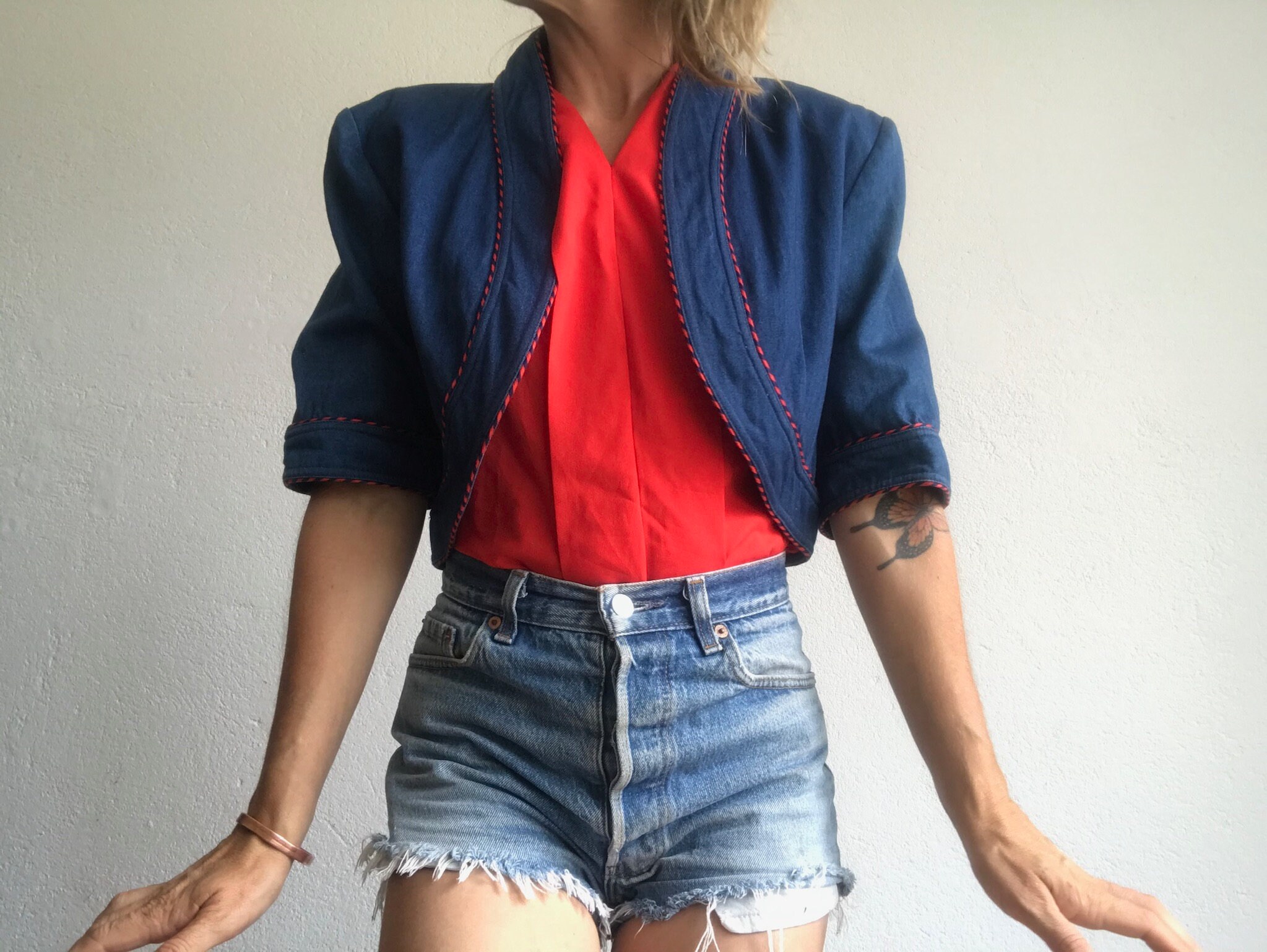 Guy Laroche Vintage Bolero Jacket 1980s 