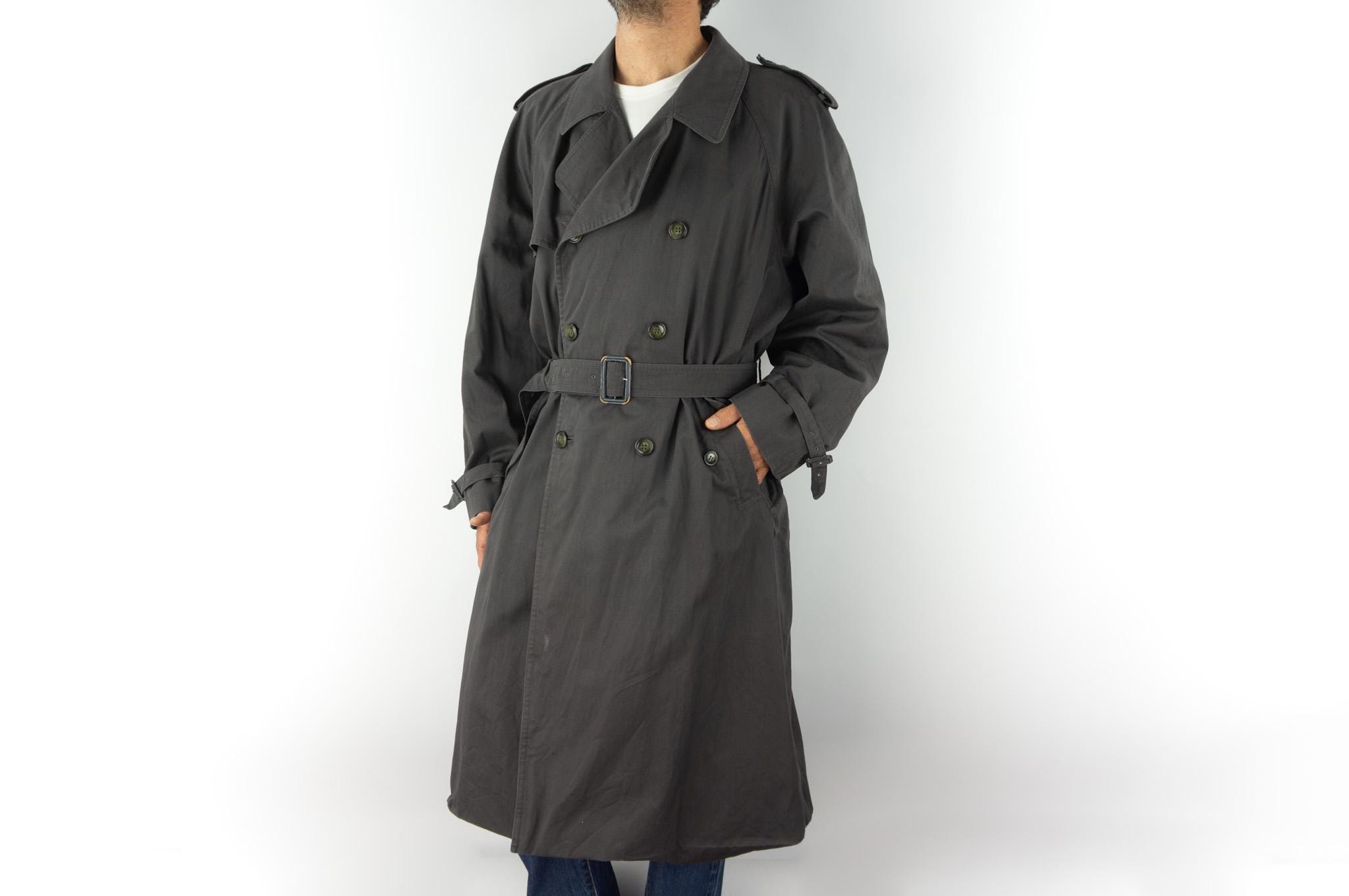 ジャケット・アウター 1980s BURBERRYS COTTON TRENCH COAT Vintage Burberrys Trench Coat 1980s | Blue Cotton Gabardine | Nova