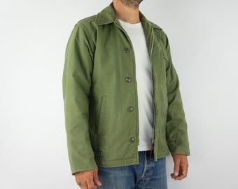 US Navy A-2 Deck Jacket — 1985 Issue, Authentic Military Outerwear