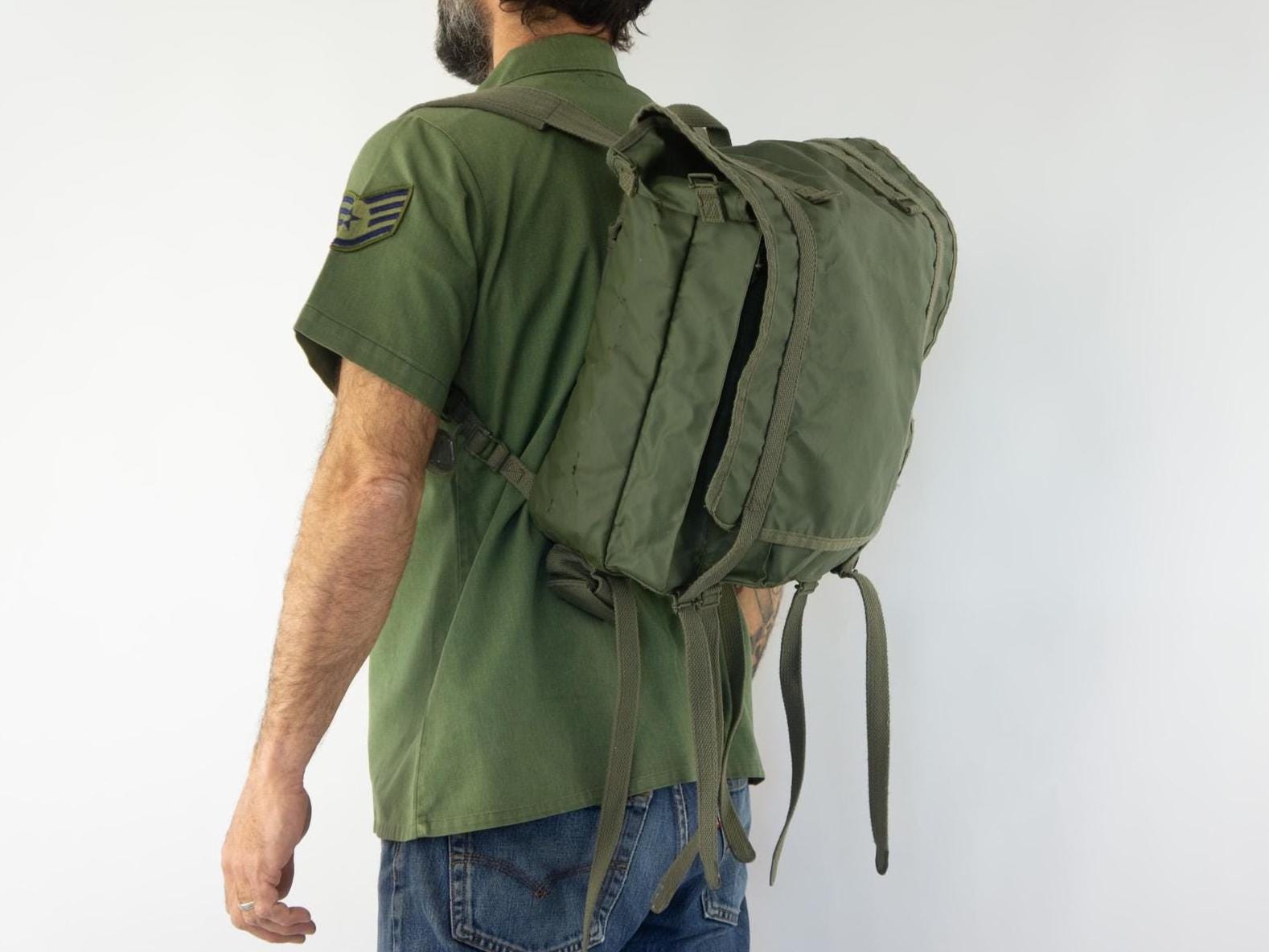 1980s Army Backpack - Etsy