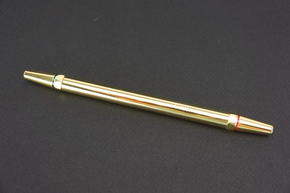 Vintage Cartier Ballpoint Pen 1980s | Gold-plated, Blue Red Ink