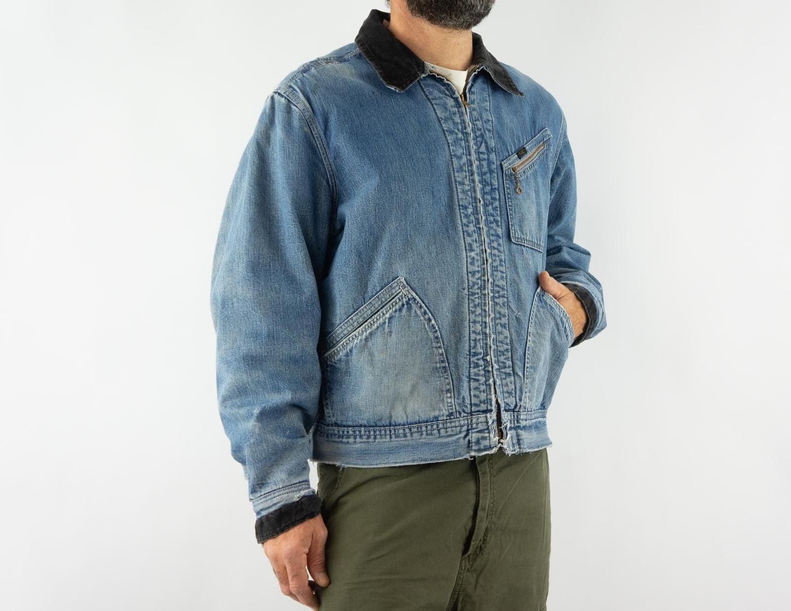 ジャケット・アウター 60's-70's Lee 91-J DenimCoverall USA Lee [Lee 91-J] Gelt Denim Vintage Coverall [1960s-] Vintage