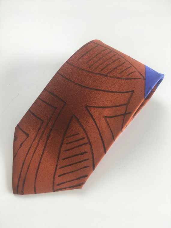 Claude Montana | Vintage Silk Necktie | 1990s | N… - image 7