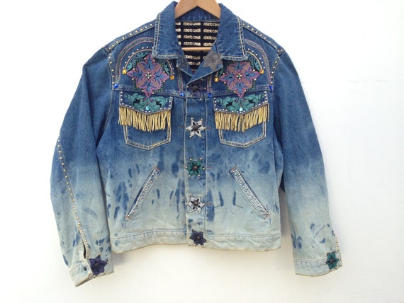 Just cavalli denim jacket 2025