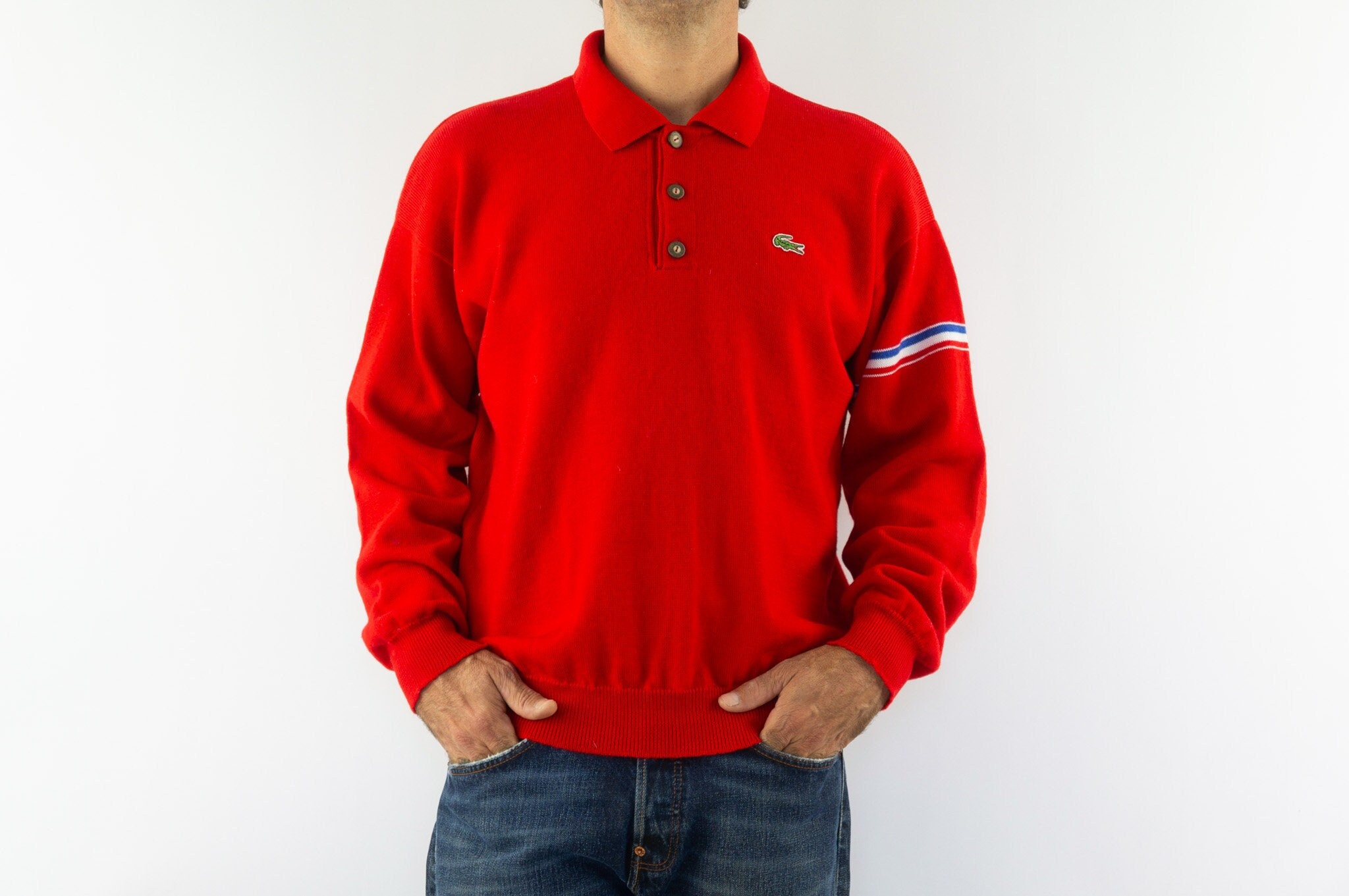 Red Lacoste Polo - Etsy Red Lacoste Polo - Etsy