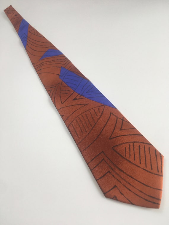 Claude Montana | Vintage Silk Necktie | 1990s | N… - image 2