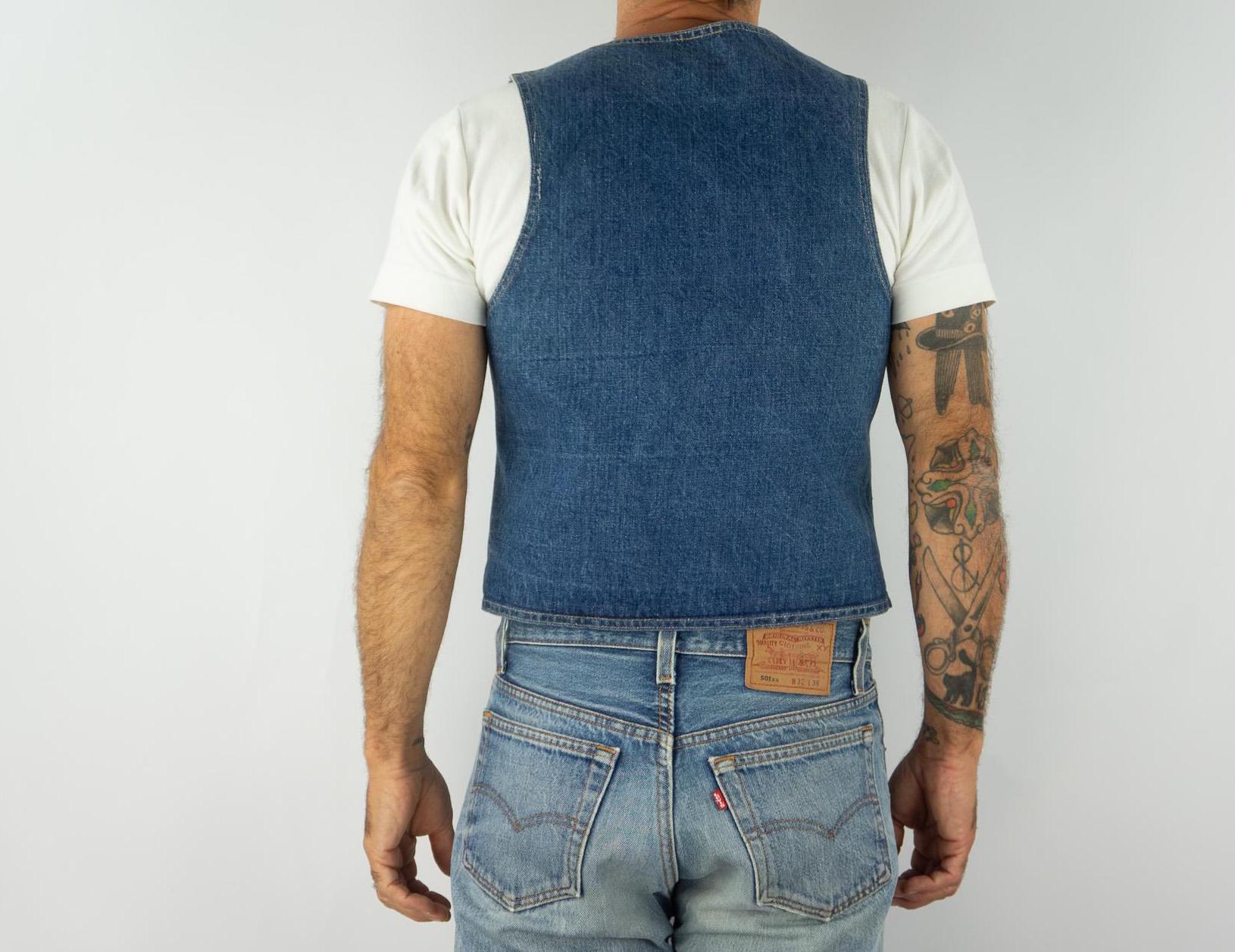 Levi's | Vintage Jean Vest | 1970s | Sleeveless Denim Jacket